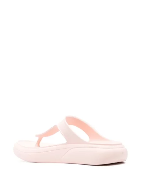Slip on sandály Stuart Weitzman s otevřenou špičkou růžové