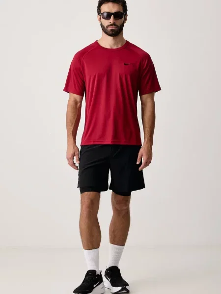 Nike t-shirt γυμναστικής ανδρικό Flex Dri-FIT κόκκινο