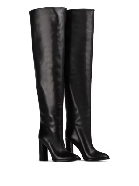 Botine Le Silla din piele negru