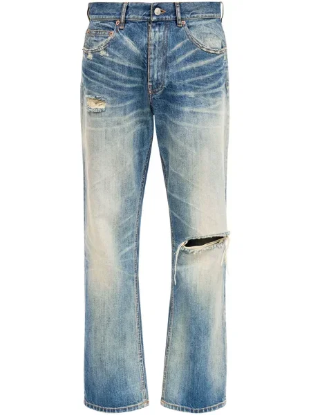 Blugi Mm6 Maison Margiela cu 5 buzunare albastru