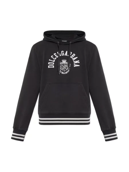 Bluza z kapturem Dolce And Gabbana czarna