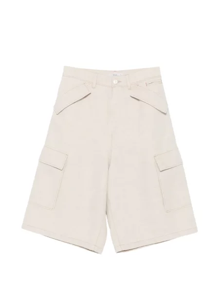 Pantaloni scurți cargo Fendi cu talie înaltă