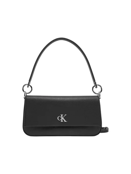 Calvin Klein Jeans Geantă Minimal Monogram Shoulder Pouch negru