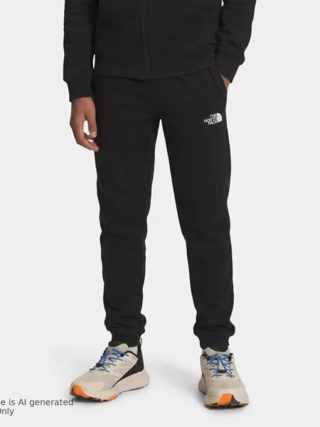 Дитячі Повсякденні штани The North Face TEEN EVOLUTION SIMPLE DOME PAN бавовна/поліестер чорний