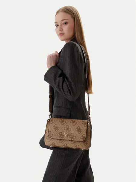 Guess Дамска чанта Meridian II кафяв