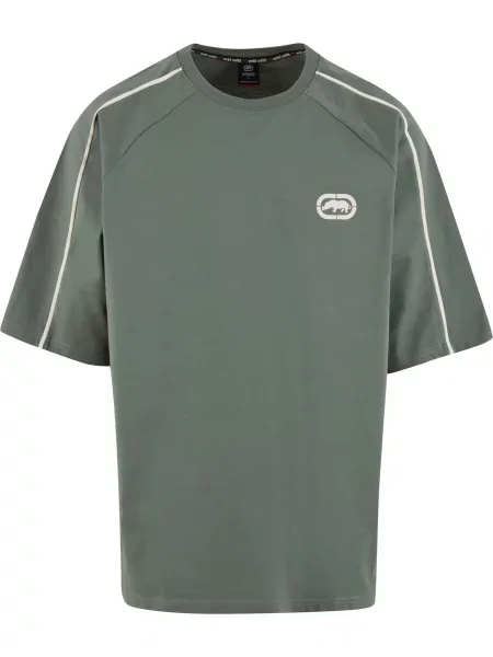 Ecko Unlimited Póló Rebound smaragd / piros fehér