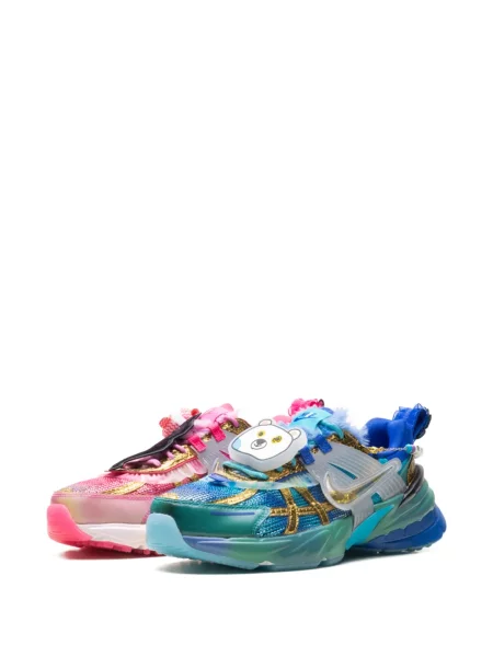 Fotbal sneakerși Nike Air Force 1 nurcă cu model floral alb