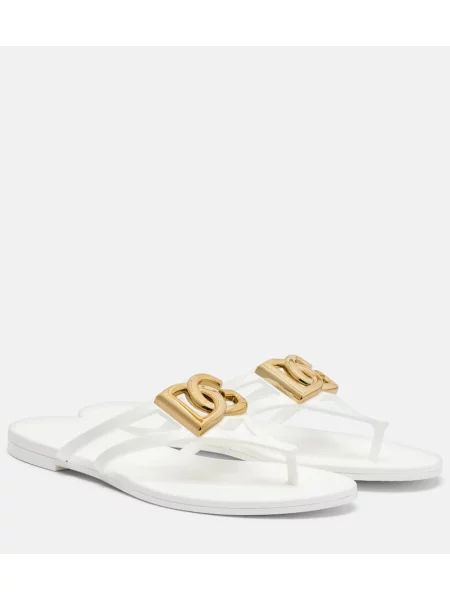 Chiloți tanga Dolce&gabbana alb