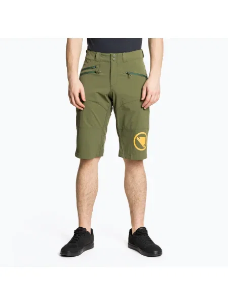 Pantaloni scurți de ciclism pentru bărbați Endura Singletrack II Short olive green verde