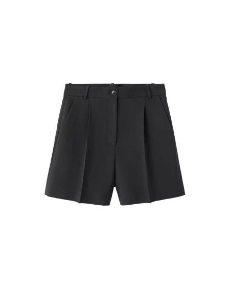 MANGO Pantaloni cu dungă NAPOLI' negru