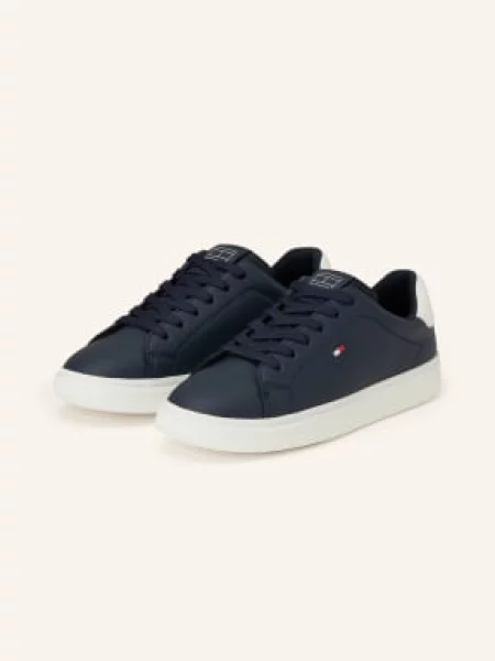 Tommy Hilfiger Tenisky tmavě modrá / červená bílá