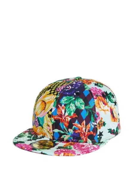Șapcă Kenzo cu model floral cu imagine albastru