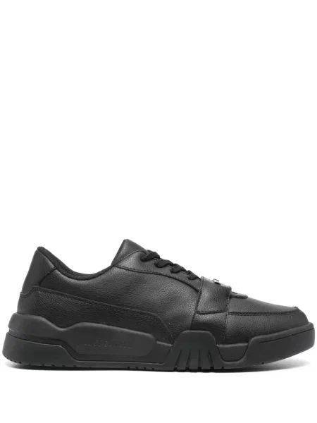 Sneakerși Just Cavalli din piele negru