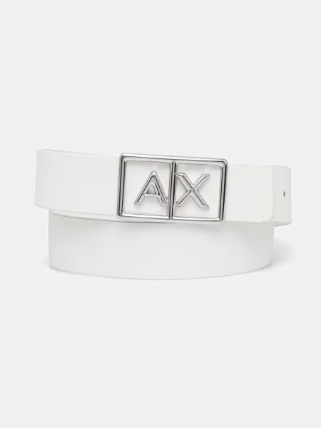 Armani Exchange reversibilă de damă din piele alb