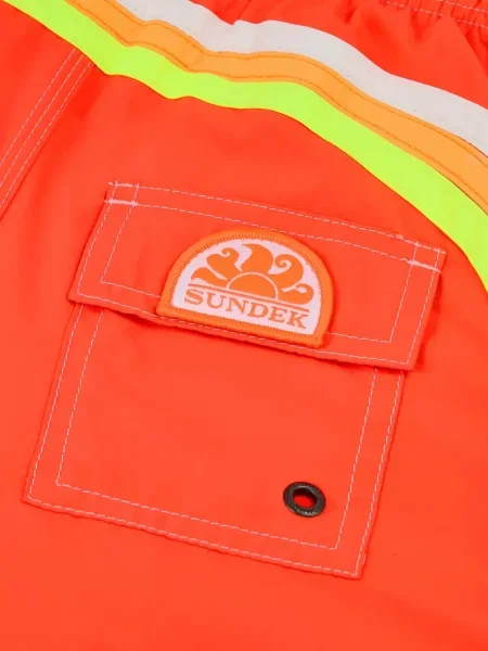 Kąpielówki dziecięce Sundek pomarańczowe