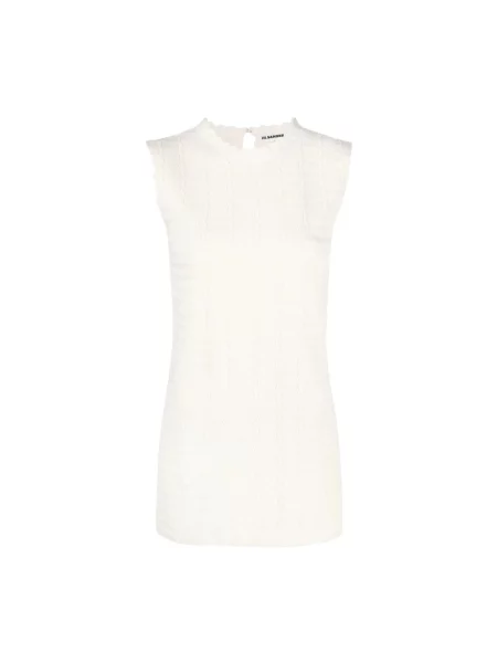 Top Jil Sander beżowy