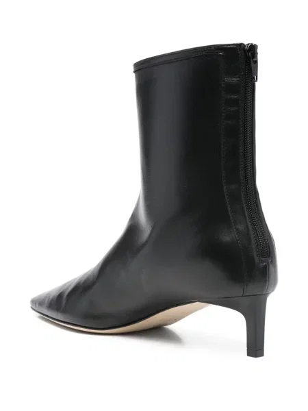 Botine Dear Frances din piele negru