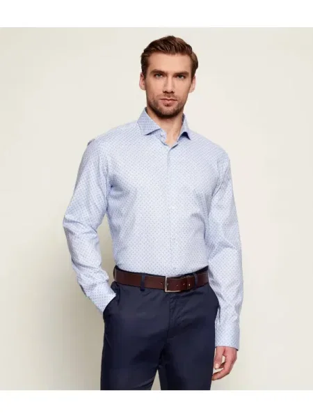 BOSS BLACK Cămașă | stretch negru
