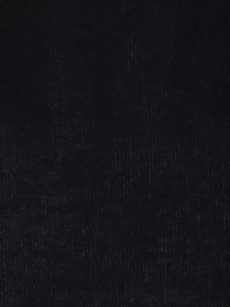 Πλευρωτός μπλούζα Yohji Yamamoto με στρογγυλή λαιμόκοψη μαύρο