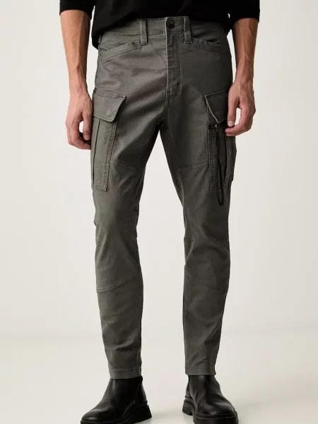 G-Star pantaloni skinny pentru bărbați din cu Zip Pkt 3D Skinny Cargo gri