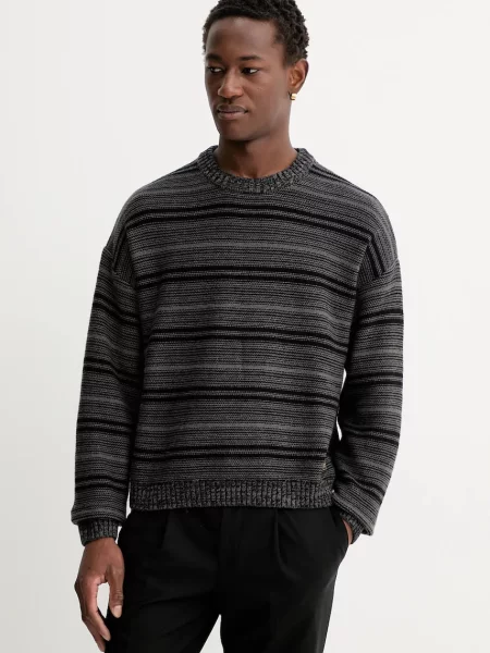 Pulover s dodatkom vune Guess Originals crna