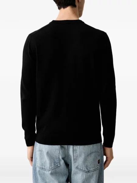 Pulover Karl Lagerfeld cu broderie negru