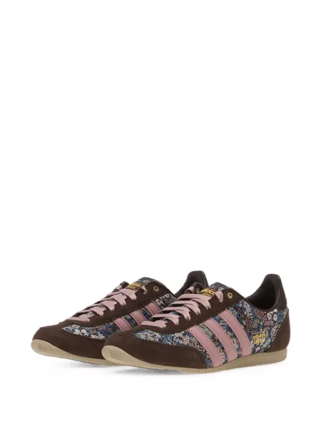 Geacă Adidas cu imagine alergare cu model floral maro