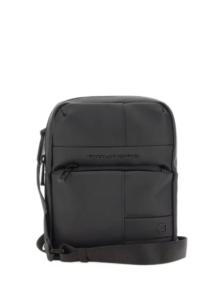 Geantă crossbody Piquadro cu imagine negru