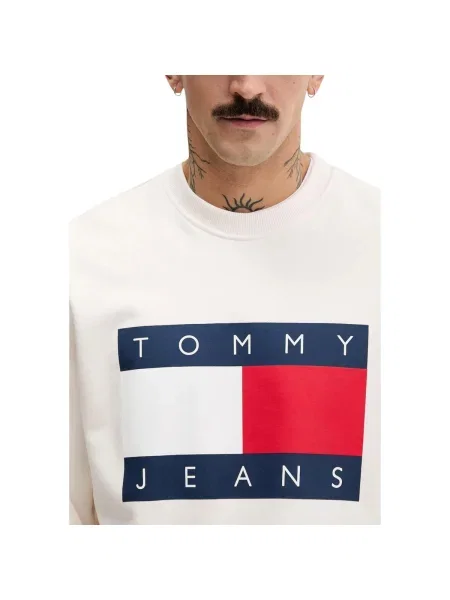 Tommy Jeans hanorac pentru bărbați din bej