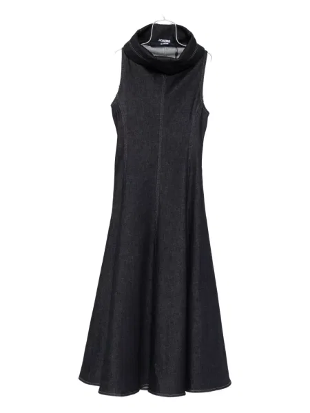 Rochie fără mâneci Jacquemus fără mâneci de costum albastru