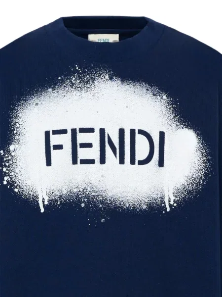Bluza dziecięca Fendi niebieska