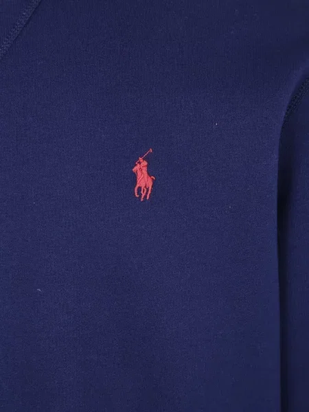 Флийс лек пуловер Polo Ralph Lauren с автограф виолетово