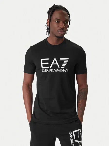 Tričko Ea7 Emporio Armani černé