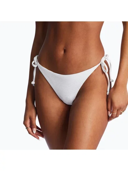Горнища на бански костюми Billabong Tanlines Tie Side Tanga white бяло