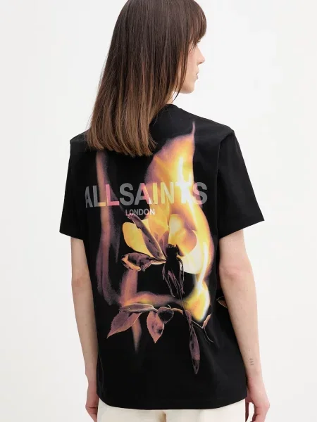 AllSaints tricou din BLAZE negru
