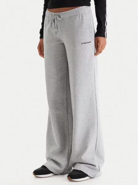 Teplákové kalhoty Guess Jeans šedé