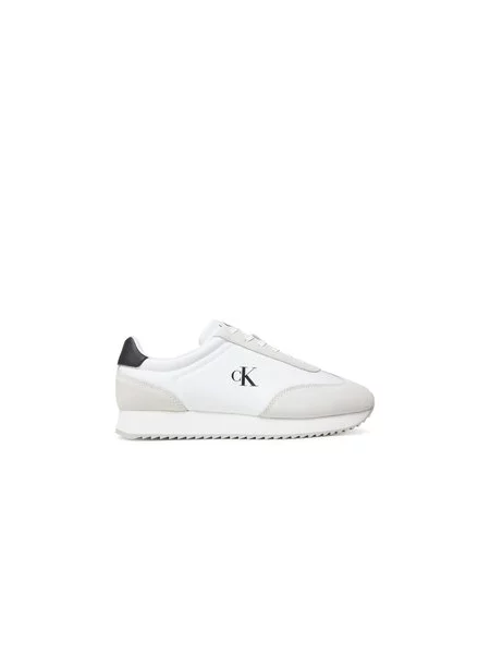 Krajkové retro tenisky Calvin Klein Jeans bílé