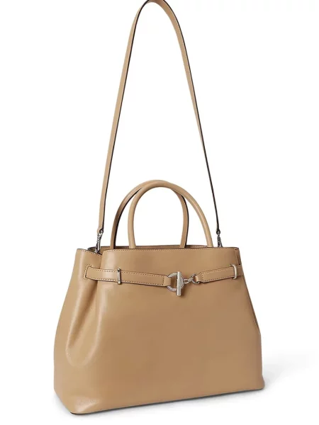 Кожаная сумка через плечо Lauren Ralph Lauren