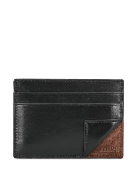 Portofel Loewe din piele cu autograf negru