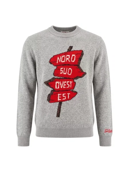 Sweter Mc2 Saint Barth szary