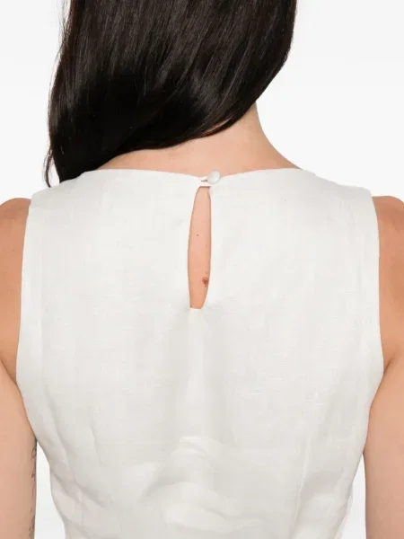 Rochie mini Faithfull The Brand de costum alb