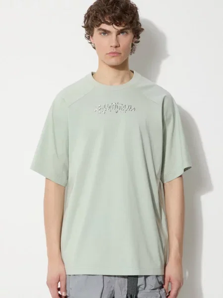A.A. Spectrum t-shirt Radial turkusowy z aplikacją