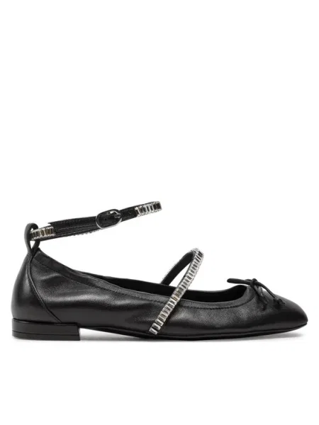 Stuart Weitzman Balerina Stefannie Balet Flat fekete