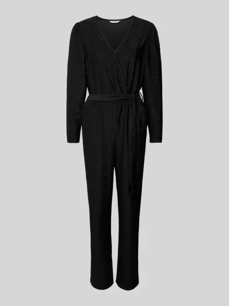 Kombinezon z efektowną przędzą model ‘TACHA’ B.young czarny