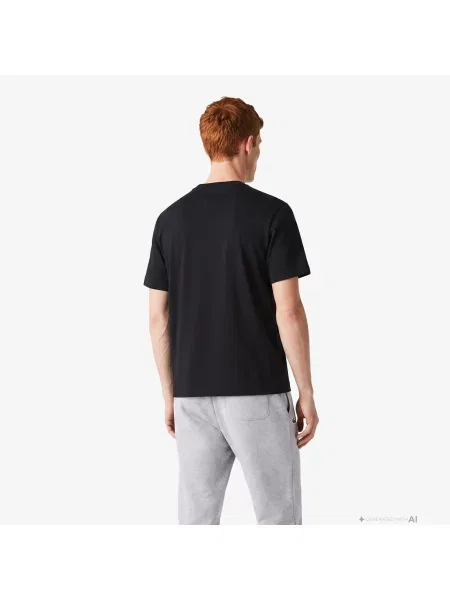 Lacoste Koszulka Oversize czarna