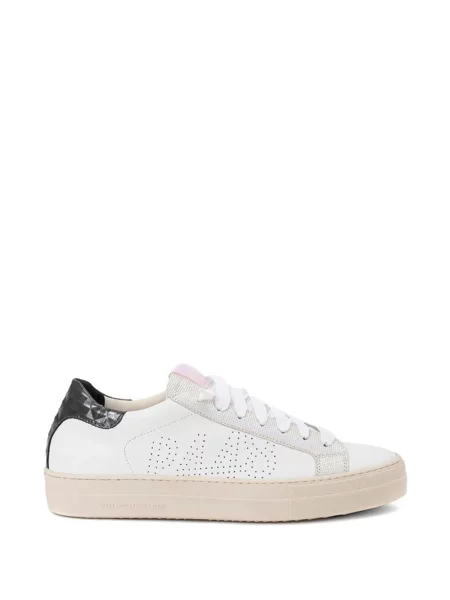 Sneakerși P448 din piele alb
