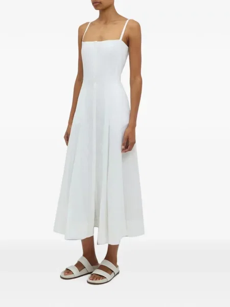 Rochie midi Gabriela Hearst alb