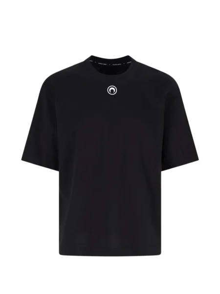 Tricou Marine Serre cu mâneci scurte din jerseu cu autograf negru