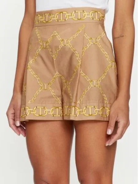 Pantaloni scurți Twinset bej