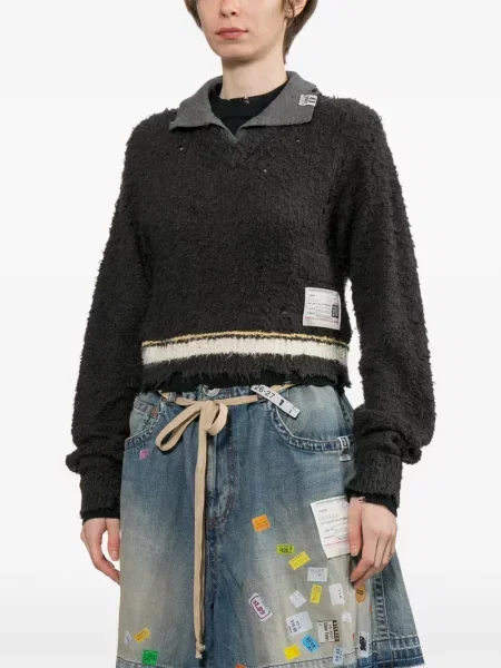 Pulover Maison Mihara Yasuhiro negru